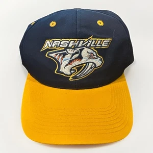 Sports Specialties Nashville Predators NHL Vintage Rare SnapBack Cap Hat OG 90s - Picture 1 of 5