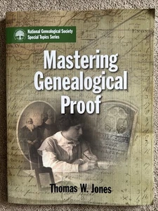 Mastering Genealogical Proof, Thomas W. Jones - GOOD CONDITION - Imagen 1 de 3