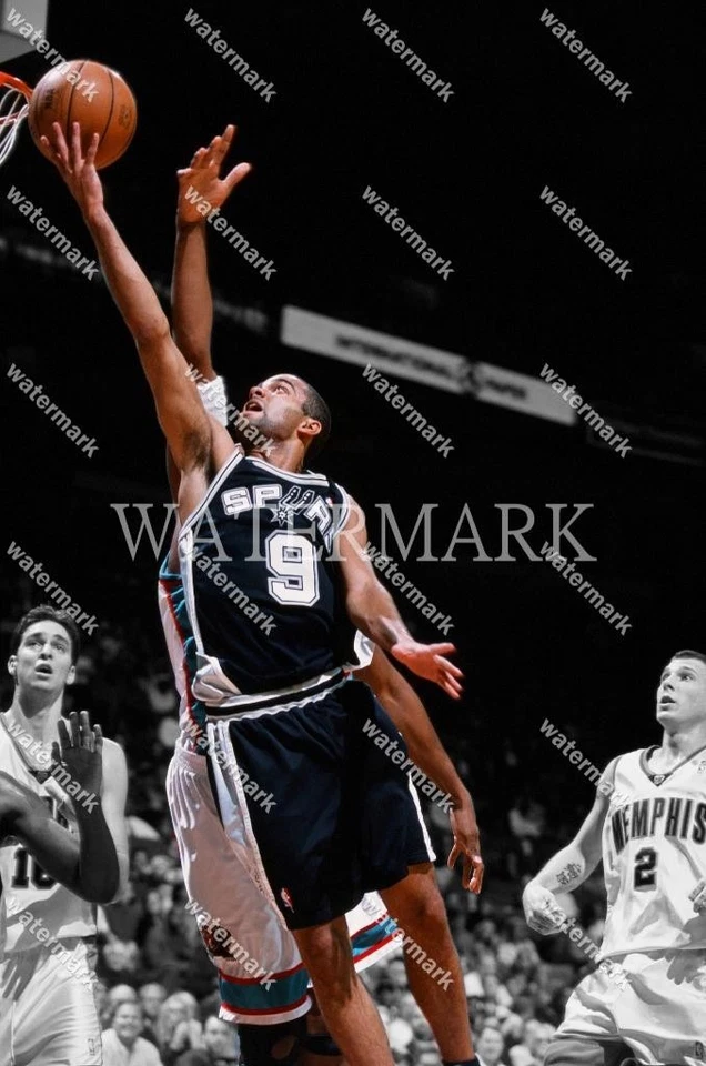 Foto GE302 Tony Parker San Antonio Spurs 8x10 11x14 16x20 Foto 1 de 1