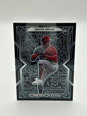 2022 Panini Obsidian Hunter Greene #60 RC - Image 1 of 2