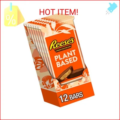 REESE'S Plant Based Oat Chocolate Confection Peanut Butter Cups, Candy Packs, 1. - Image 1 of 2