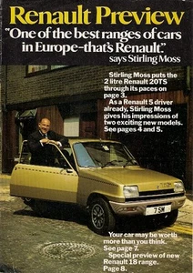 Renault Range Preview Late 1978 UK Market Brochure 4 5 6 12 14 16 15 17 20 30 - Picture 1 of 3