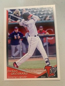 Jordan Groshans Card 2019 Lansing Lugnuts Team Card
