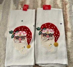 NEU MIT ETIKETT 2 WELTMARKT GROOVIGE WEIHNACHTSMANN KÜCHENTÜCHER - Bild 1 von 8