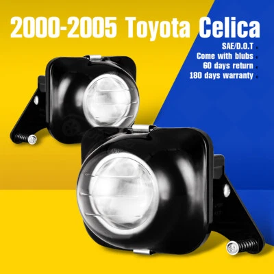 Se adapta a 00-05 Toyota Celica luces antiniebla parachoques lentes transparentes 1 par izquierda derecha Foto 1 de 4