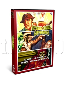 Republic Serials Superheroes Volume 3 - Three Movie Serial Cliffhangers on DVD - Imagen 1 de 3