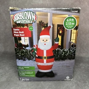 Gemmy Airblown aufblasbarer Weihnachtsmann 6,9 Fuß LED Weihnachten Hof Dekor - Bild 1 von 4