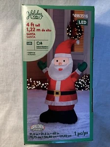 4 Ft Airblown Santa Inflatable - Picture 1 of 4
