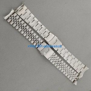 Correa de reloj de 22 mm pulsera de acero inoxidable cepillado de plata - Imagen 1 de 8
