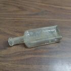 OLD Dr. True's Elixer Glass Medicine Bottle Auburn Maine PHARMACY 