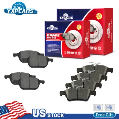 Juego de pastillas de freno delanteras y traseras de cerámica para Ford Escape Focus 2013 2014 2015 2016 Foto 1 de 4