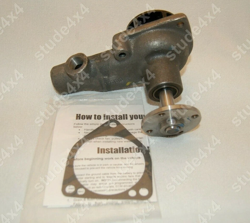 STUDEBAKER LATE CHAMPION SIX WATER PUMP 169 & 185 1954-64 # 1563639 - Image 1 of 1