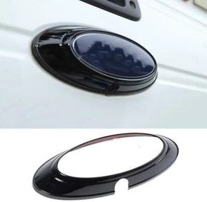 Exterior Rear Logo Emblem Badge Ring Cover Trim For Ford F-150 2009-2014 Black - Picture 1 of 14
