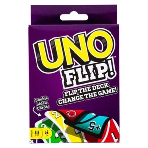 UNO Flip Double Sided Playing Matching Cards Family Game School Holiday Fun - Picture 1 of 4