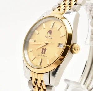 RARE! [EXC+5] Vintage RADO Purple Horse 633.3672.4 Gold Men's AT Watch JAPAN - Picture 1 of 15