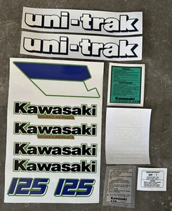 kawasaki KX125 1985 Full Decal Set / Sticker Kit / Graphics Kit - Picture 1 of 5