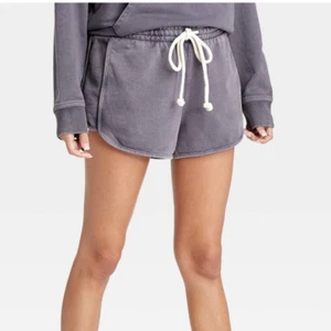 Universal Thread Women's Mid-Rise French Terry Pull-On Shorts - Med, Dark Gray - Picture 1 of 7
