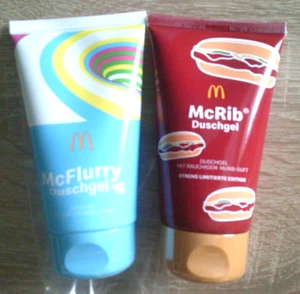 McDonalds 1 x Duschgel McRib + 1x McFlurry Duschgel . Limitierte Edition. - Bild 1 von 2