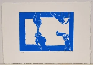 Werner Berges /Farbradierung /von 2000 /Handsigniert /150 Exemplare - Bild 1 von 3