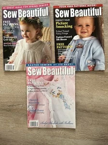 LOT: 2006 SEW BEAUTIFUL MAGAZINES, EUC, Patterns, Smocking, Vtg Lace, Camisoles - Picture 1 of 13
