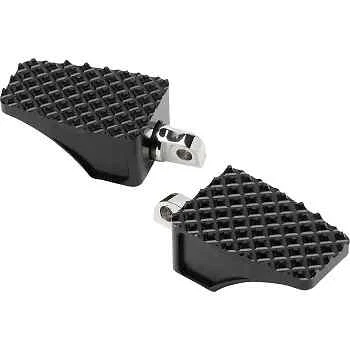 LA Black County Footpegs w Original Clevis Harley Dyna Low Rider Conv 93-98 - Image 1 of 3