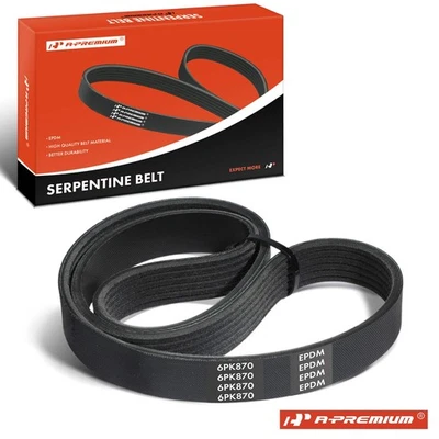 Cinturón serpentino A-Premium 34,12 pulgadas para Porsche 928 International Harvester 9900ix Foto 1 de 4