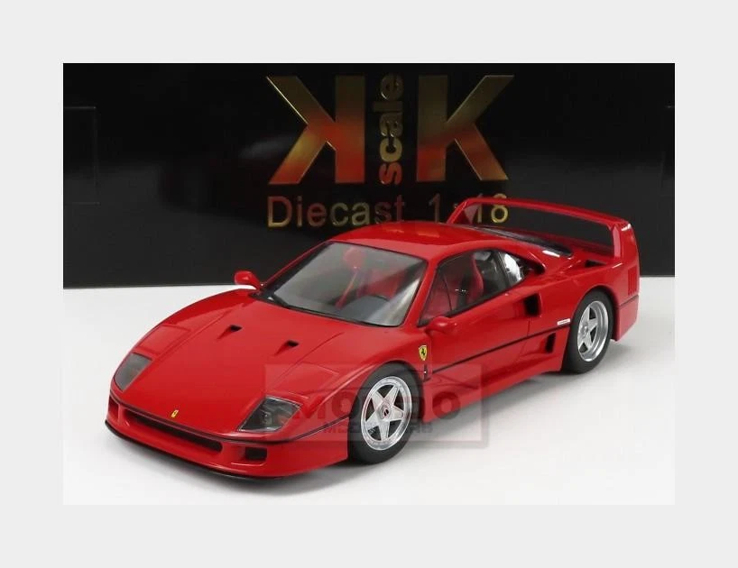 1:18 KK SCALE Ferrari F40 1987 Red Interior Red KKDC180694 Model - Image 1 of 4