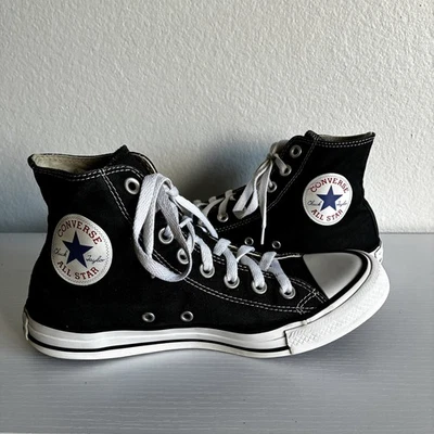 Converse Chuck Taylor All Star High Top Shoes Black Mens 6.5 / Women’s 8.5 CLEAN - Image 1 of 4