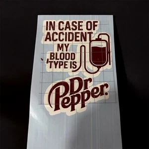 Dr Pepper Car Window Decal - Bild 1 von 1
