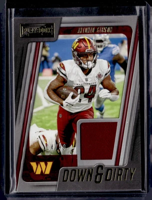 2022 NFL Panini Playbook #DD-14 Antonio Gibson Game-Worn Memorabilia 14/99 - Image 1 of 2