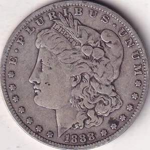 1888-O ARGENTO Morgan Dollar - VF - #117 - BELLA MONETA - BEL COLORE - Foto 1 di 2