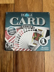 Hoyle 18 Classic Card Games + Bonus 50 Solitaire Spiele PC CD-ROM Windows XP GERISSEN - Bild 1 von 4