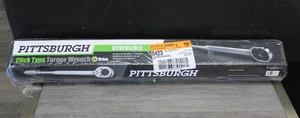 Pittsburgh 63883 3/4" Antrieb REVERSIBEL Click Typ Drehmomentschlüssel-NEU-VERSIEGELT - Bild 1 von 2