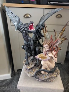 A VERY RARE Gothic Fairy and Dragon combo - Nemesis Now Statue - Figurine - Picture 1 of 14