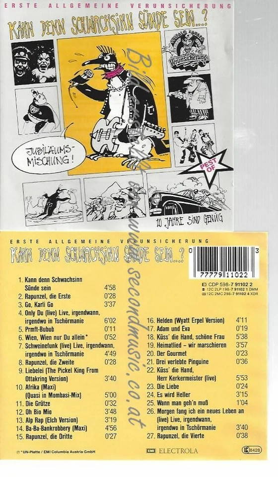 CD--EAV--KANN DENN SCHWACHSINN SÜNDE SEIN... - Bild 1 von 1