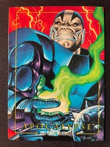 APOCALYPSE 1992 SkyBox Marvel Masterpieces Card #9 - Picture 1 of 2