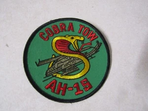 MILITARY PATCH SEW ON OLDER HELICOPTER COBRA TOW AH-15 - Picture 1 of 2