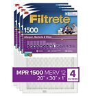 Filtrete 20x30x1 Air Filter, MPR 1500, MERV 12, Healthy Living Ultra-Allergen...