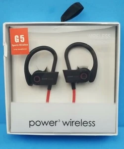 Power 3 Wireless Bluetooth Rauschunterdrückung In-Ear Kopfhörer 5 Stunden Akku mit Mikrofon - Bild 1 von 7