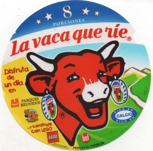 Spain - Vintage Cheese Label - Fromageries Bel - La Vaca Que Rie - Picture 1 of 1