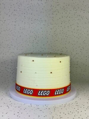 Cinta de ladrillo Lego roja y amarilla de 2 m x 22 mm para decoración de pasteles de cumpleaños envoltura de regalo Foto 1 de 4