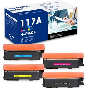 4x XXL Toner für HP 117A Mit Chip Color Laser MFP 179fwg 179fnw MFP 178nwg 150nw - Bild 1 von 6