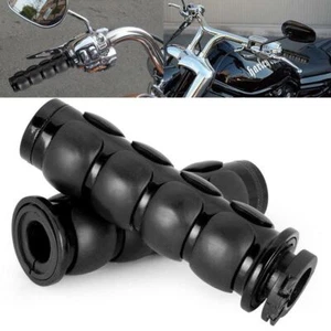 1" Handlebar Hand Grips Aluminum Soft Rubber for Yamaha V-Star XVS 650 950 1100 - Picture 1 of 12