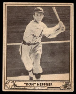 1940 Play Ball #51 Don Heffner St. Louis Browns ¡Excelente De colección Preguerra! - Imagen 1 de 2