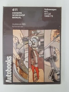 VW Volkswagen 411 411L 411E 411LE 1968 to 1972 Autobooks Manual - Picture 1 of 11