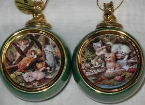 Bradford KITTEN EXPEDITIONS ORNAMENTS ~ 2. Ausgabe ZWEI ORNAMENTE ~ 1998  - Bild 1 von 9