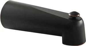 Slip On 7 1/2" Copper Pipe Universal Bathroom Tub Spout w/ Diverter Heavy Duty - Picture 1 of 37
