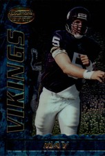 1995 Bowman's Best Football Card #R86 Chad May Rookie