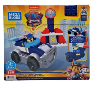 Mega Bloks Junior Builders CHASE City Police Cruiser Motorcycle Paw Patrol Movie - Picture 1 of 5