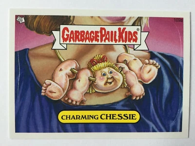 Garbage Pail Kids Brand New Series 2 Topps Sticker 109a Charming Chessie - Image 1 of 2